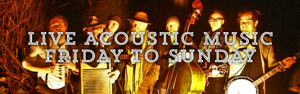 LIVE ACOUSTIC MUSIC FRIDAY TO SUNDAY